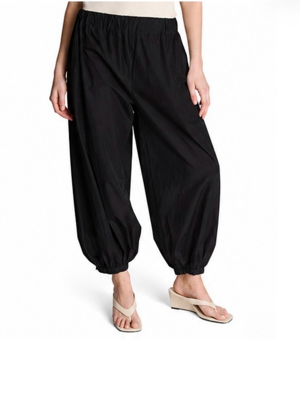 Kenneth Cole Black Balloon Pants